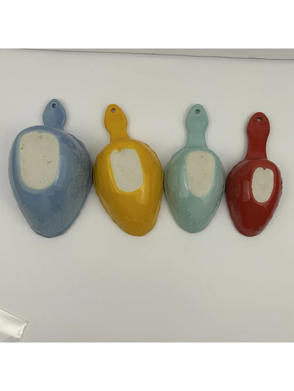 The Pioneer Woman Willow 4 Pc Ceramic Nesting Measuring Cups Scoops Floral B-188
